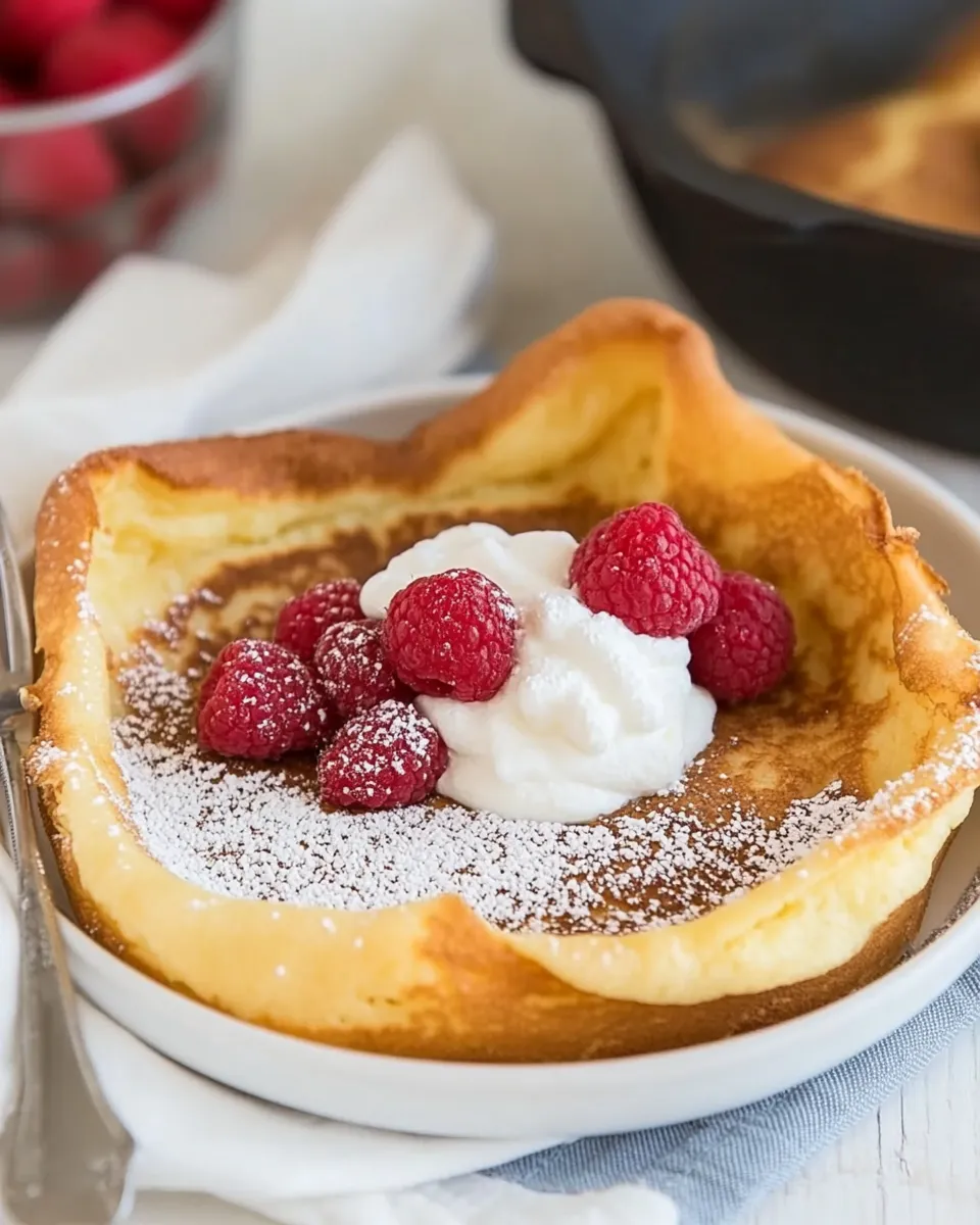 Classic Best Dutch Baby Pancake Recipe image
