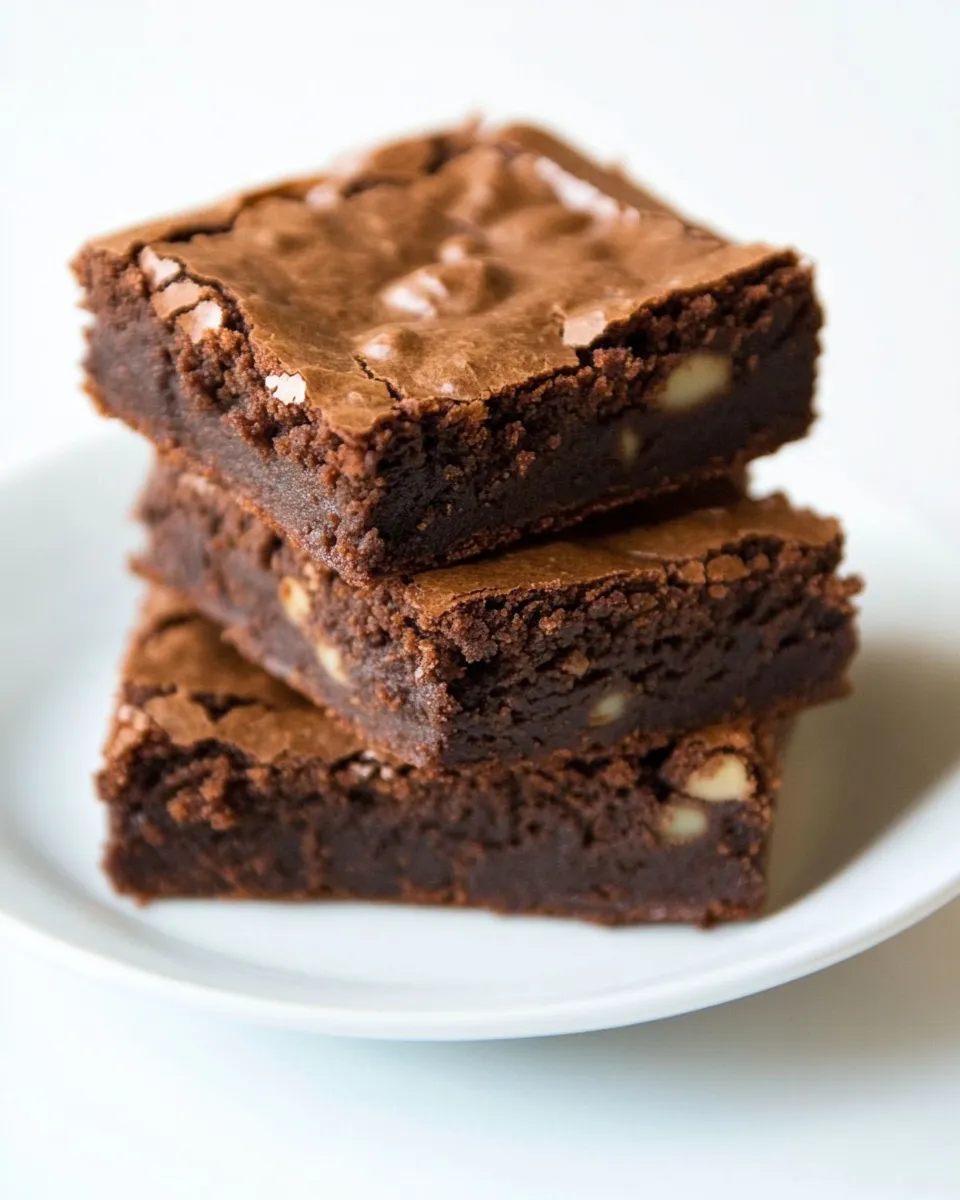 Delicious Best Ever Fudge Brownies shot