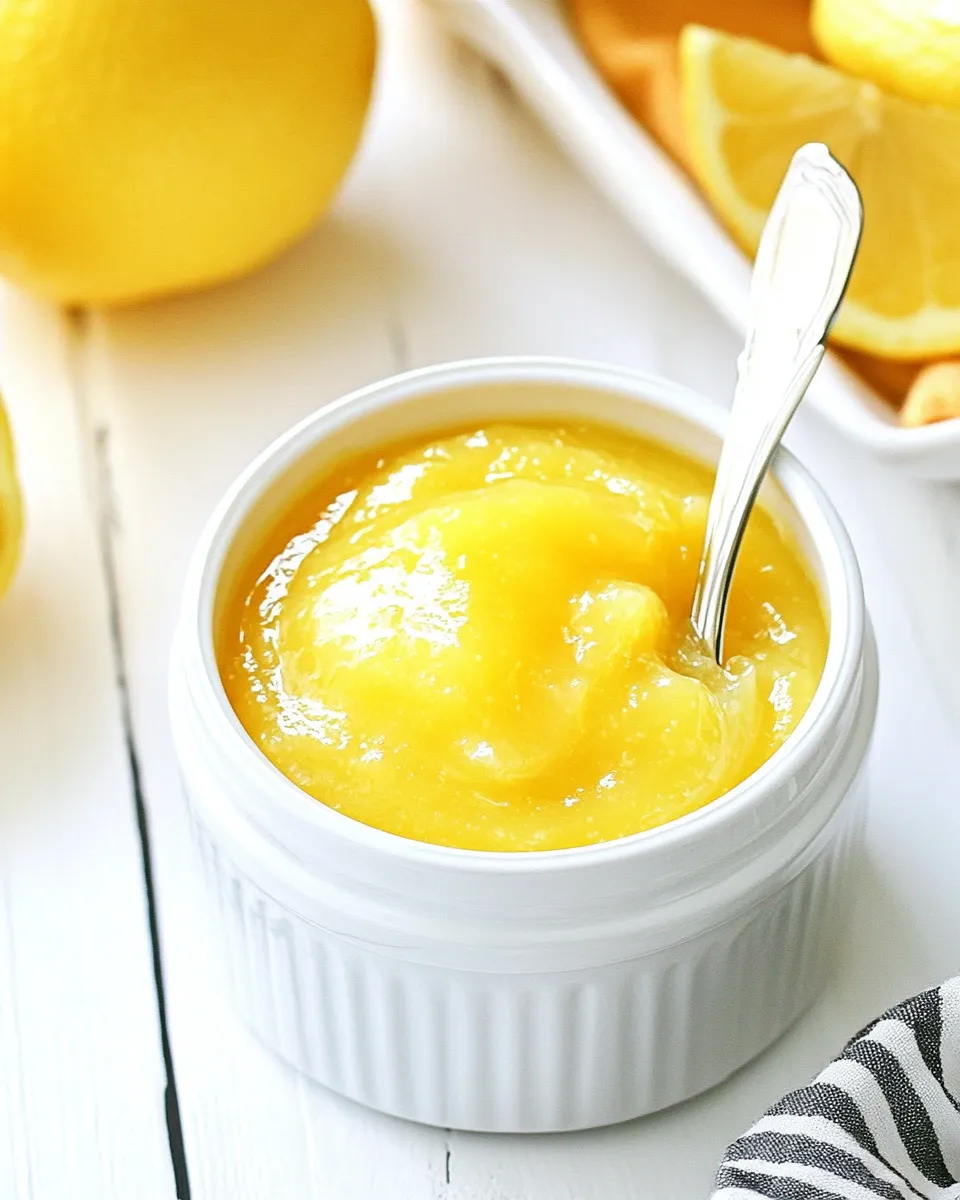 Delicious Best Instant Pot Lemon Curd shot