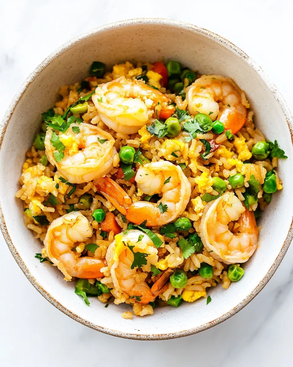 Delicious Better than Takeout Shrimp Fried Rice shot