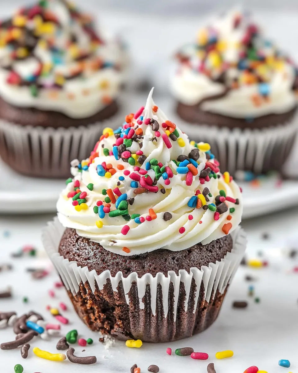 Delicious Birthday Cupcakes shot