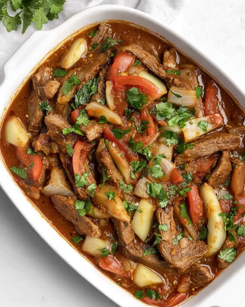 Easy Bistec Ranchero recipe photo