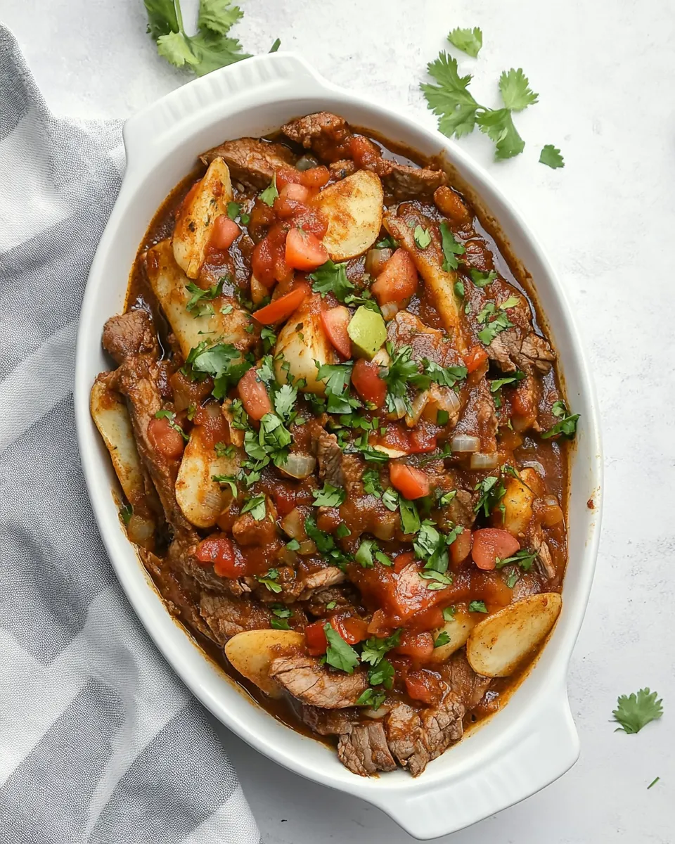 Delicious Bistec Ranchero shot