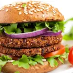 Homemade Black Bean Walnut Burger (Vegan, Oil-Free!) recipe photo