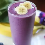 Easy Blueberry Banana PB Smoothie photo