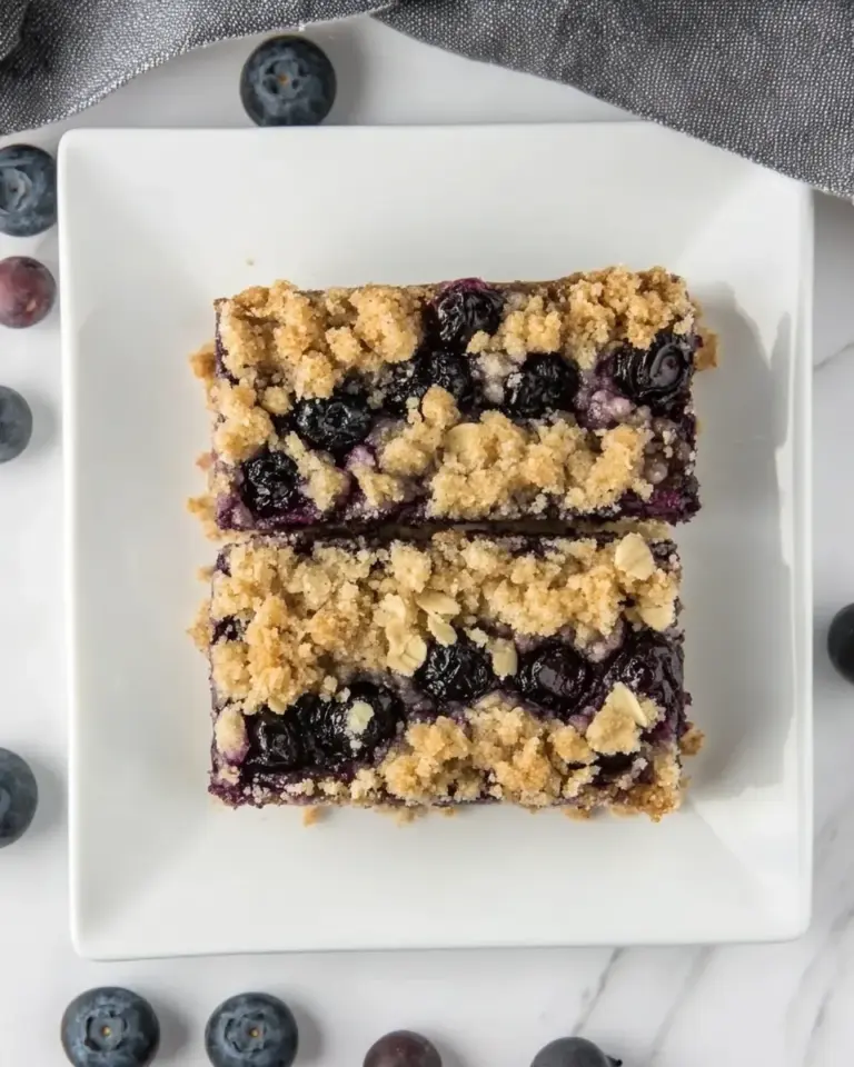 Homemade Blueberry Streusel Bars photo