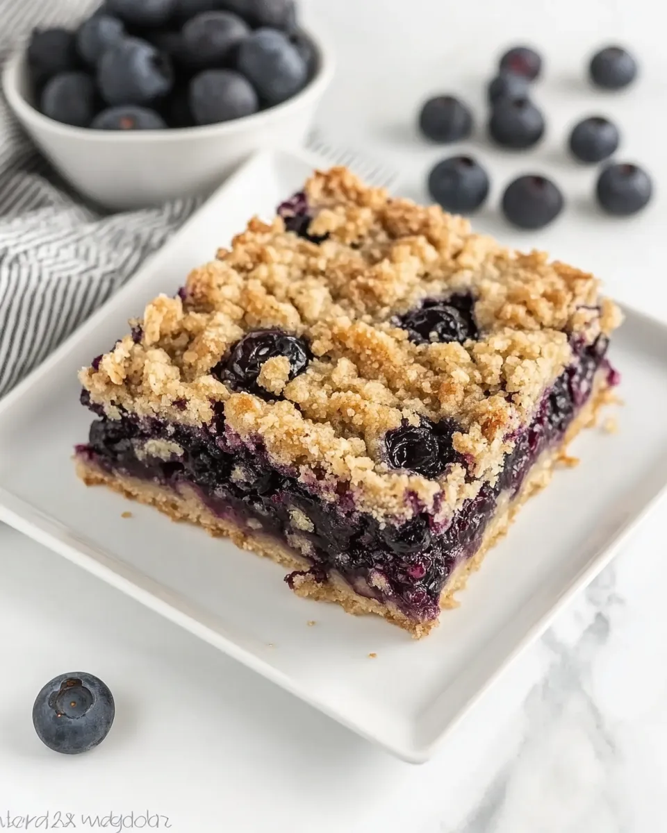 Classic Blueberry Streusel Bars image