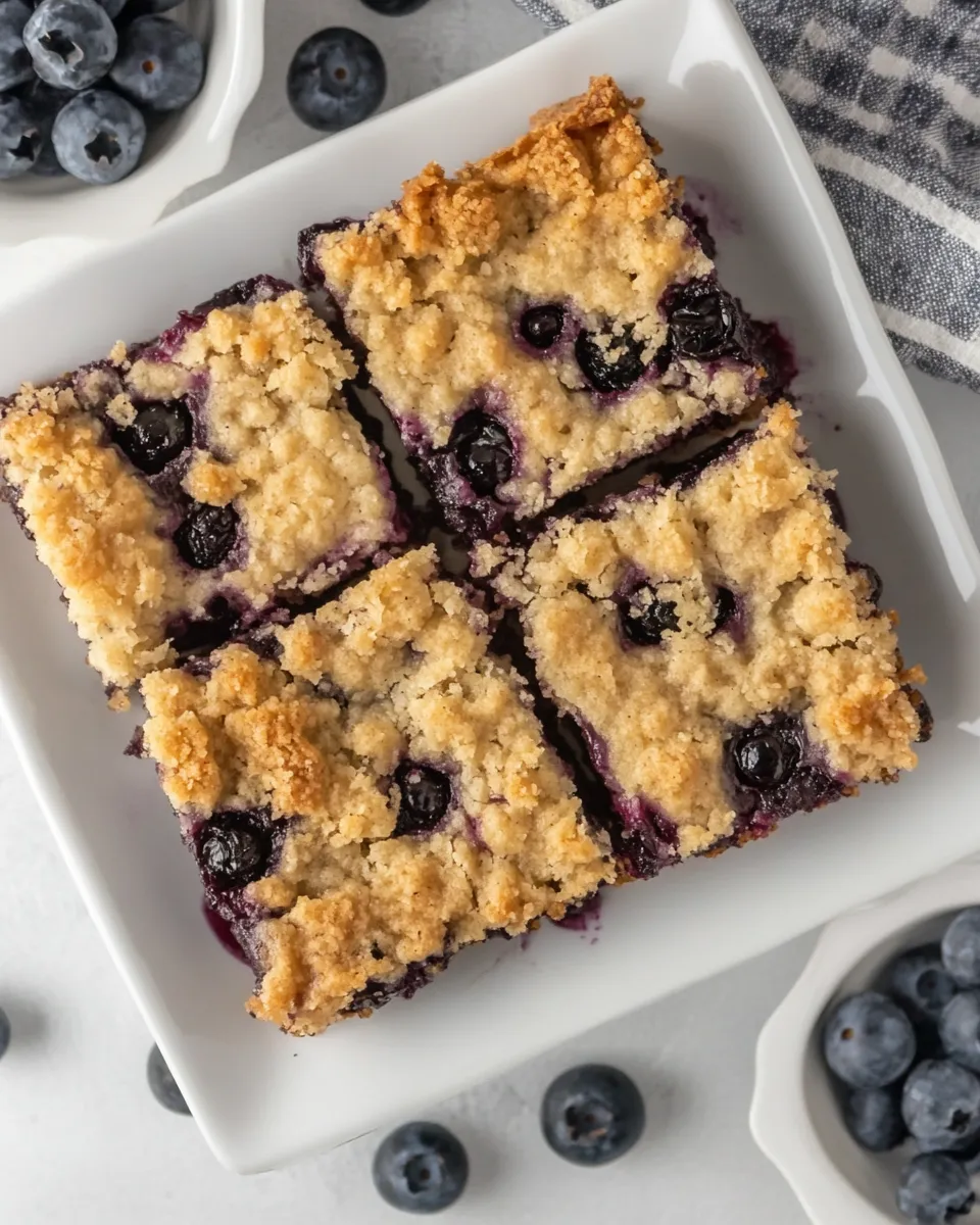 Easy Blueberry Streusel Bars recipe photo