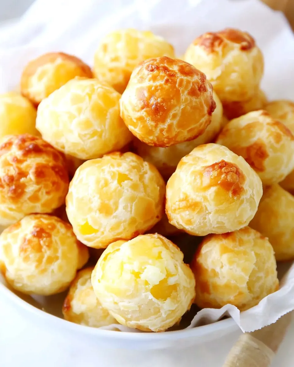 Delicious Brazilian Cheese Puffs shot