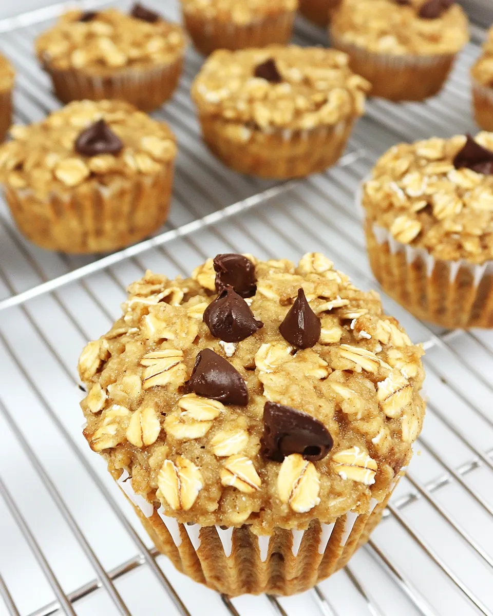 Homemade Breakfast Oatmeal Cupcakes To Go image