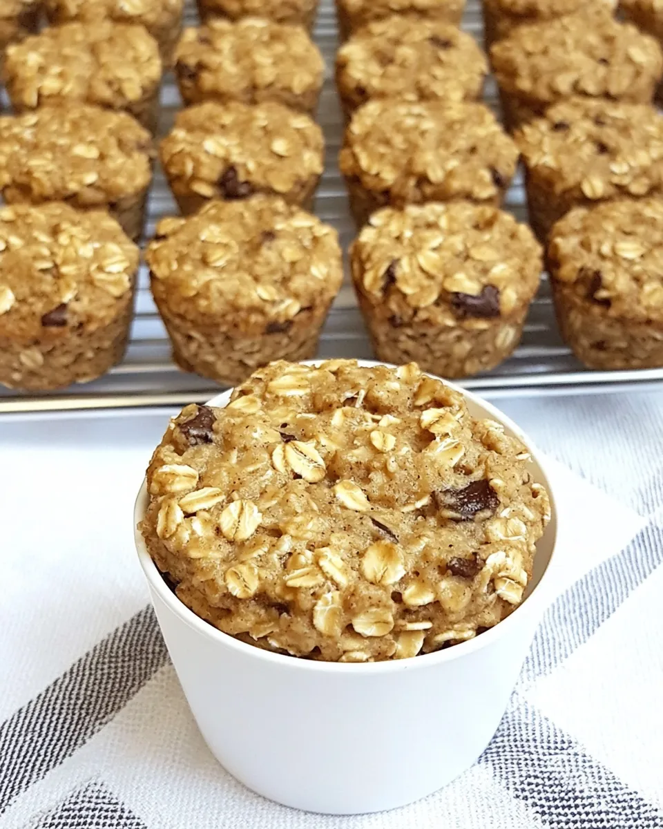 Delicious Breakfast Oatmeal Cupcakes To Go dish photo