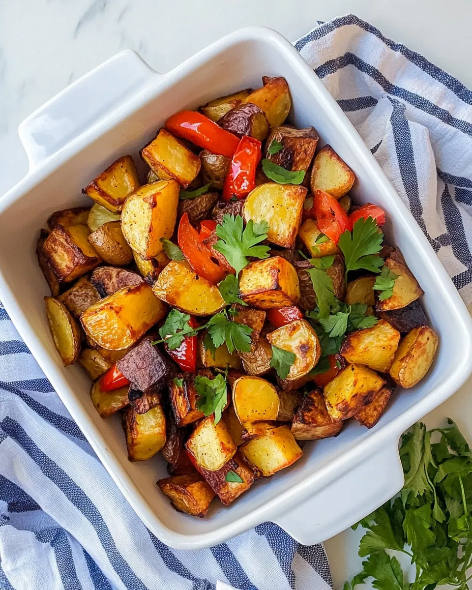 Delicious Breakfast Potatoes shot