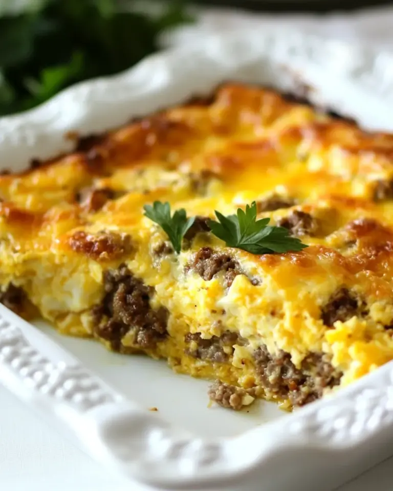 Homemade Breakfast Sausage, Egg & Cheese Casserole photo
