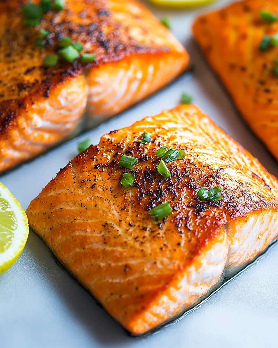 Easy Broiled Salmon Recipe image