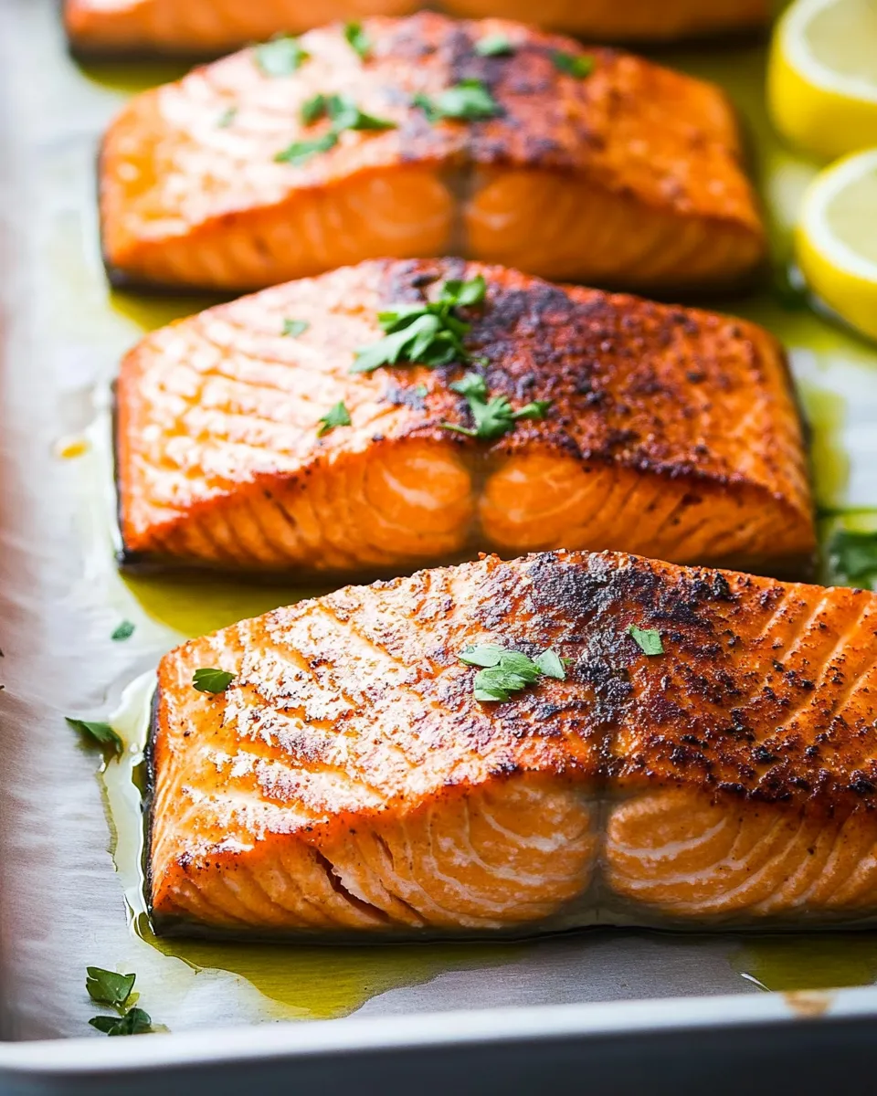 Delicious Broiled Salmon Recipe shot