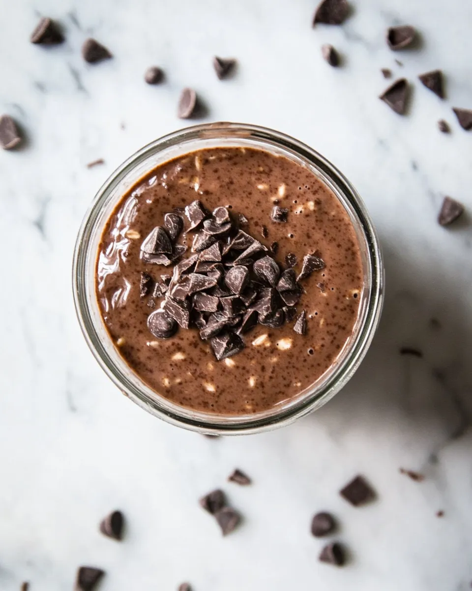 Delicious Brownie Batter Overnight Oats image
