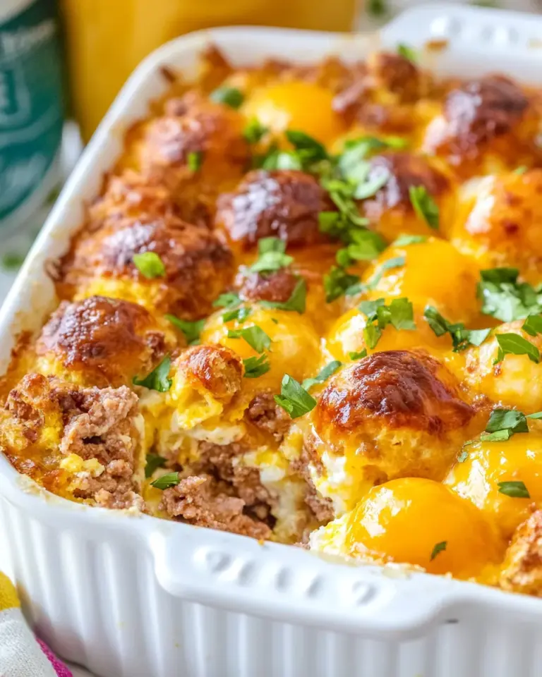 Easy Bubble Up Breakfast Casserole photo