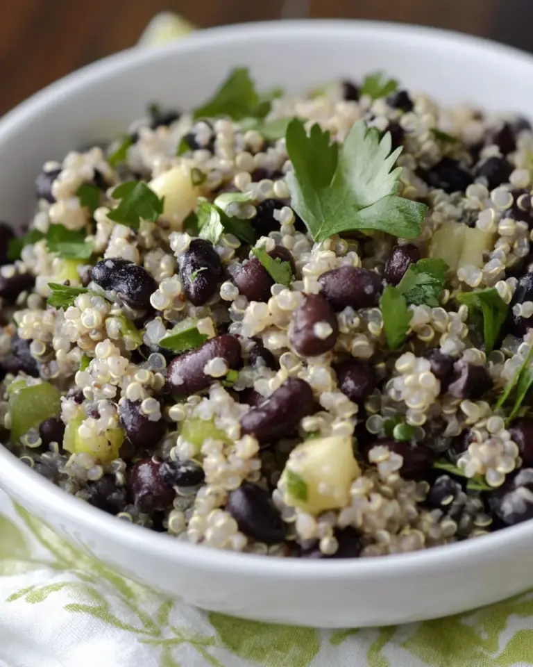Easy Budget-Friendly Black Beans & Quinoa for Food Bloggers Against Hunger recipe photo