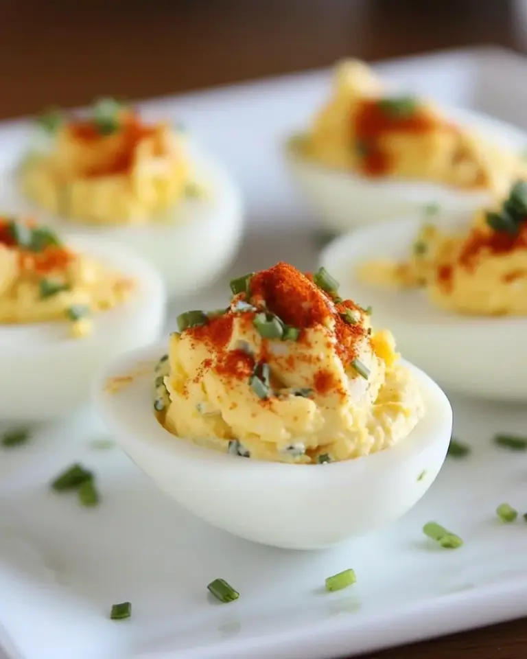 Homemade Buffalo Deviled Eggs photo