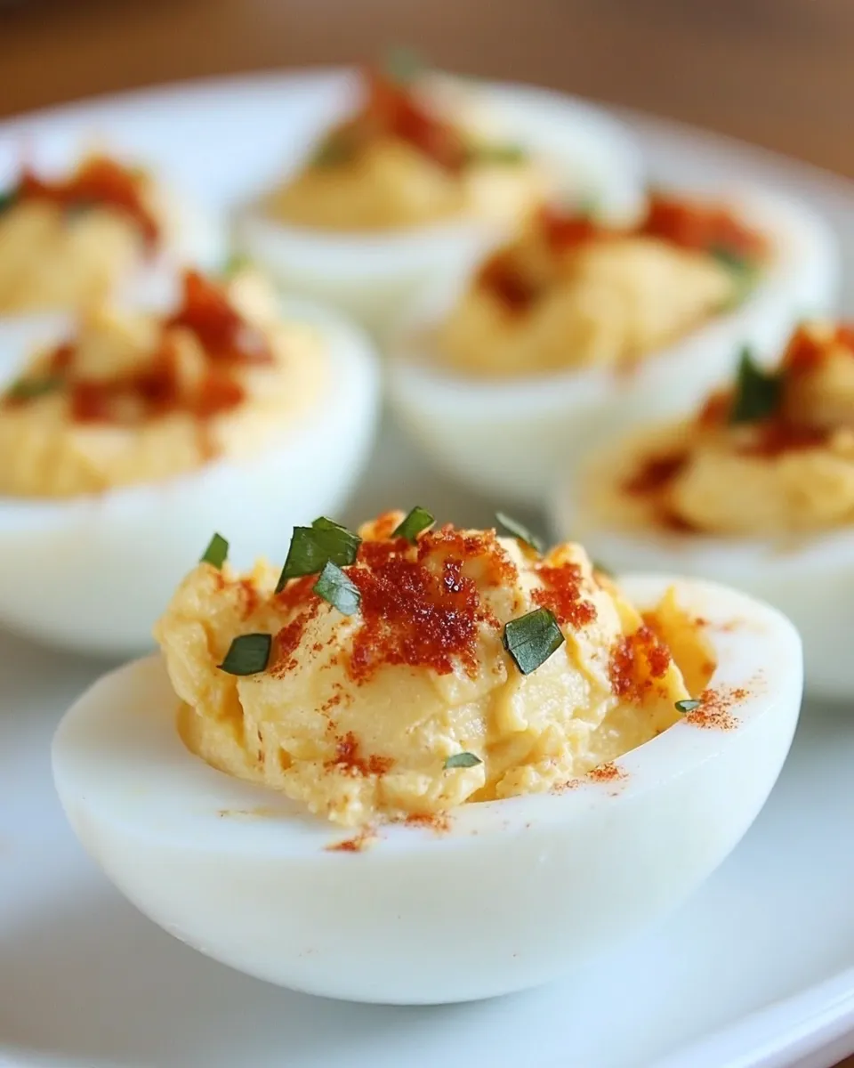 Classic Buffalo Deviled Eggs image