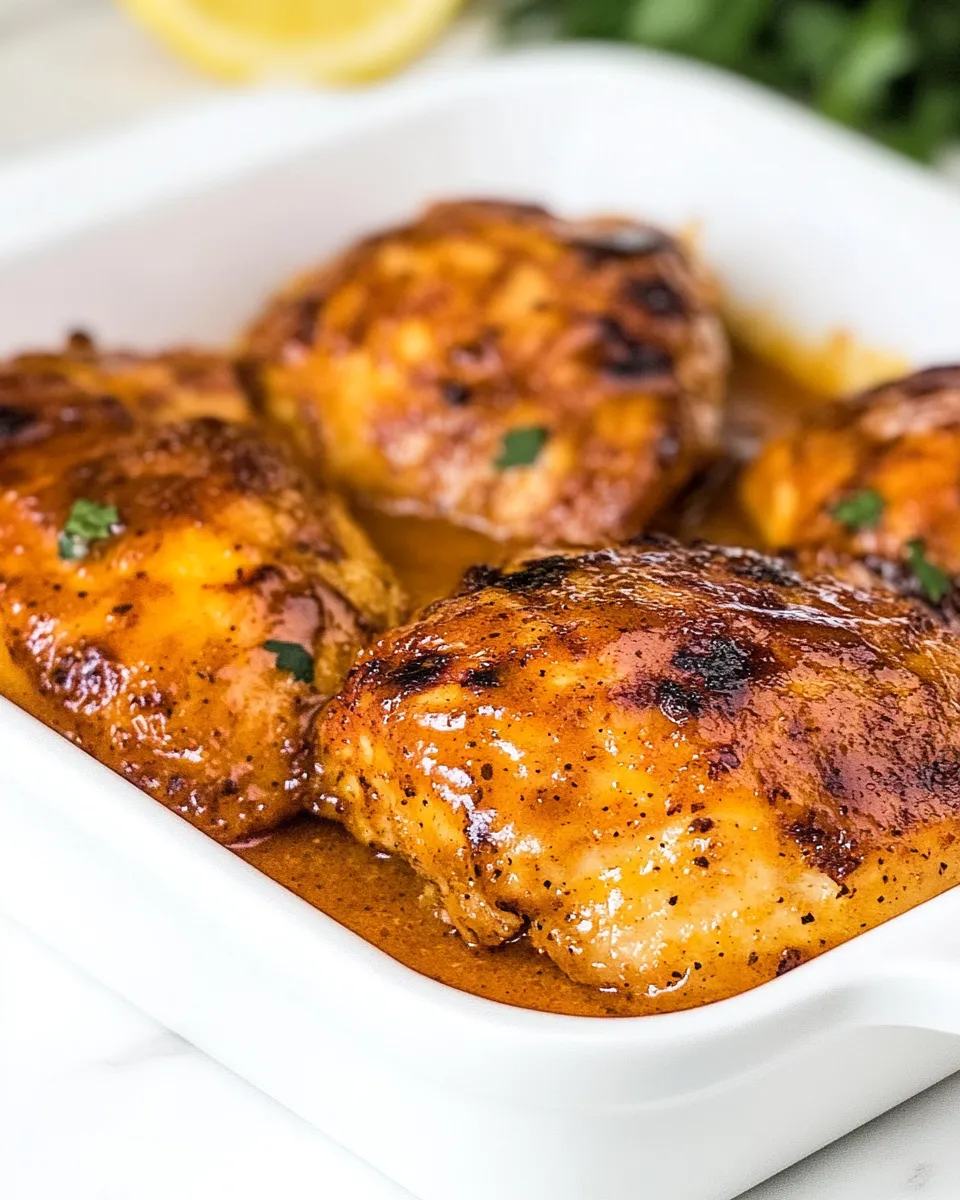 Savory Buffalo Honey Mustard Chicken dish photo