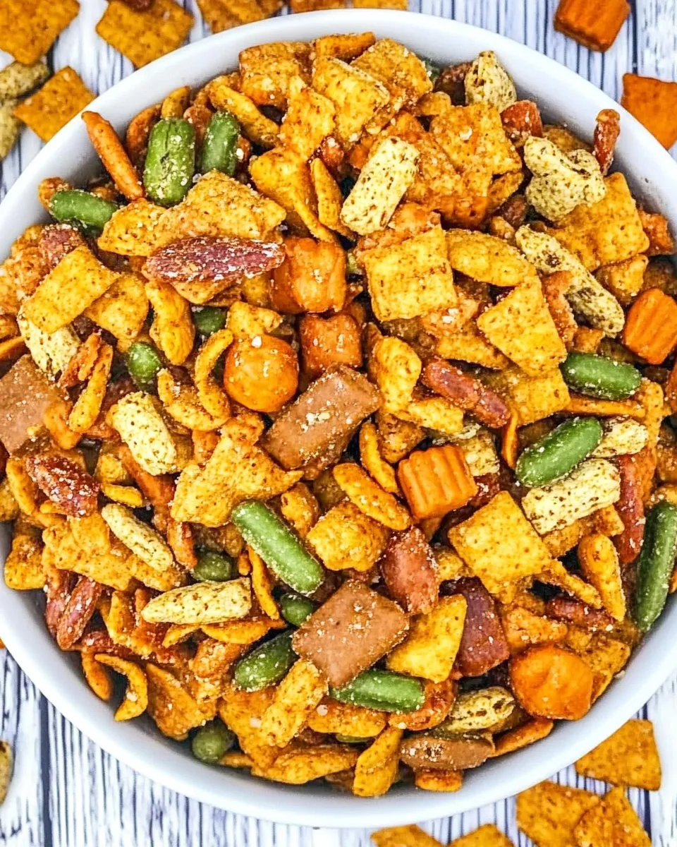 Homemade Buffalo Ranch Snack Mix recipe photo