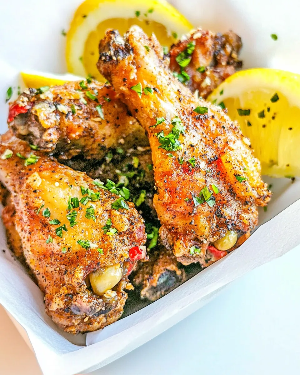 Homemade Buffalo Wild Wings Lemon Pepper Wings photo