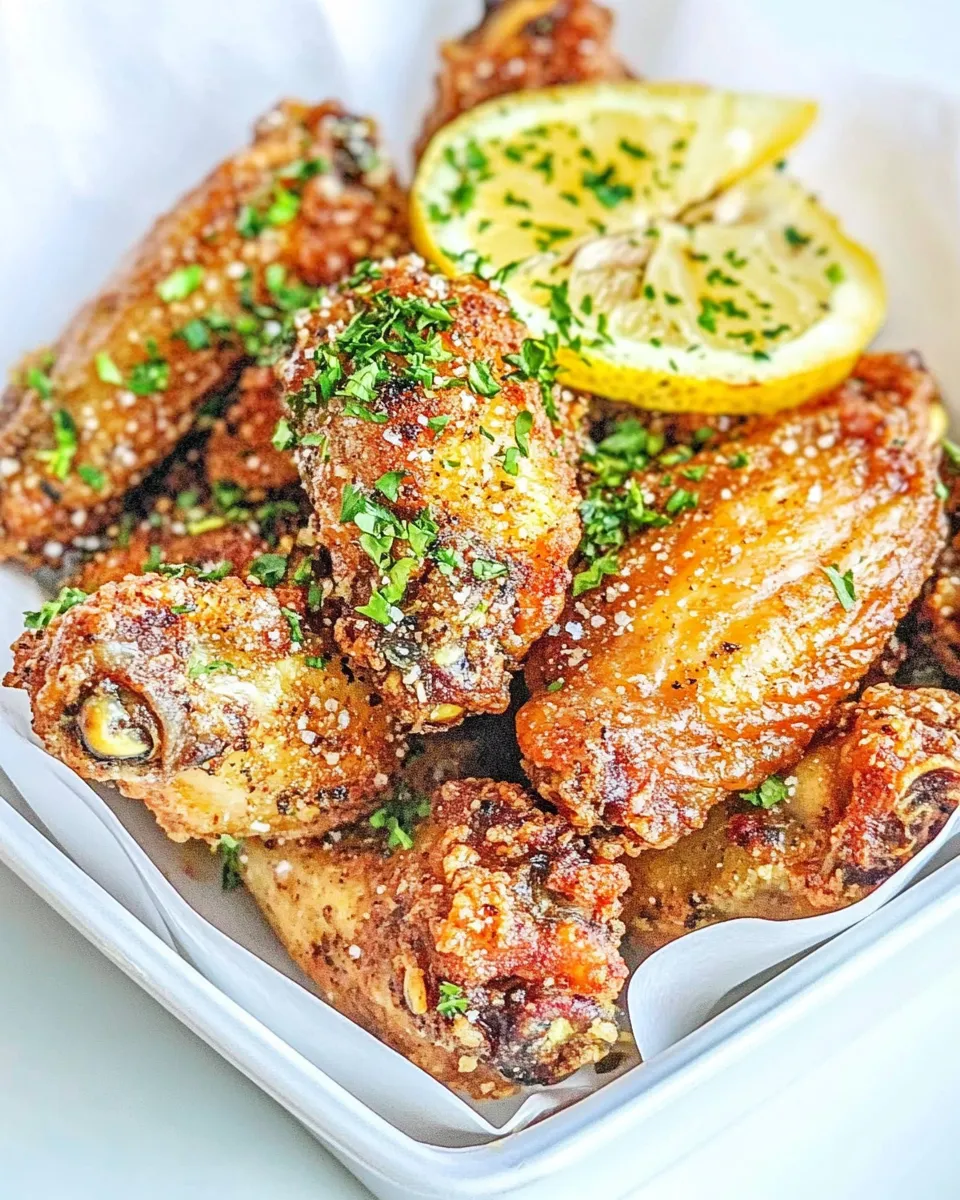 Easy Buffalo Wild Wings Lemon Pepper Wings image