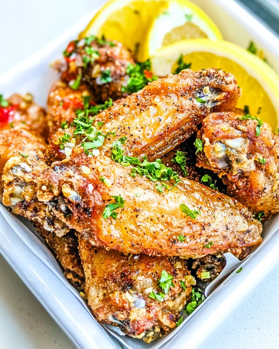 Quick Buffalo Wild Wings Lemon Pepper Wings recipe image