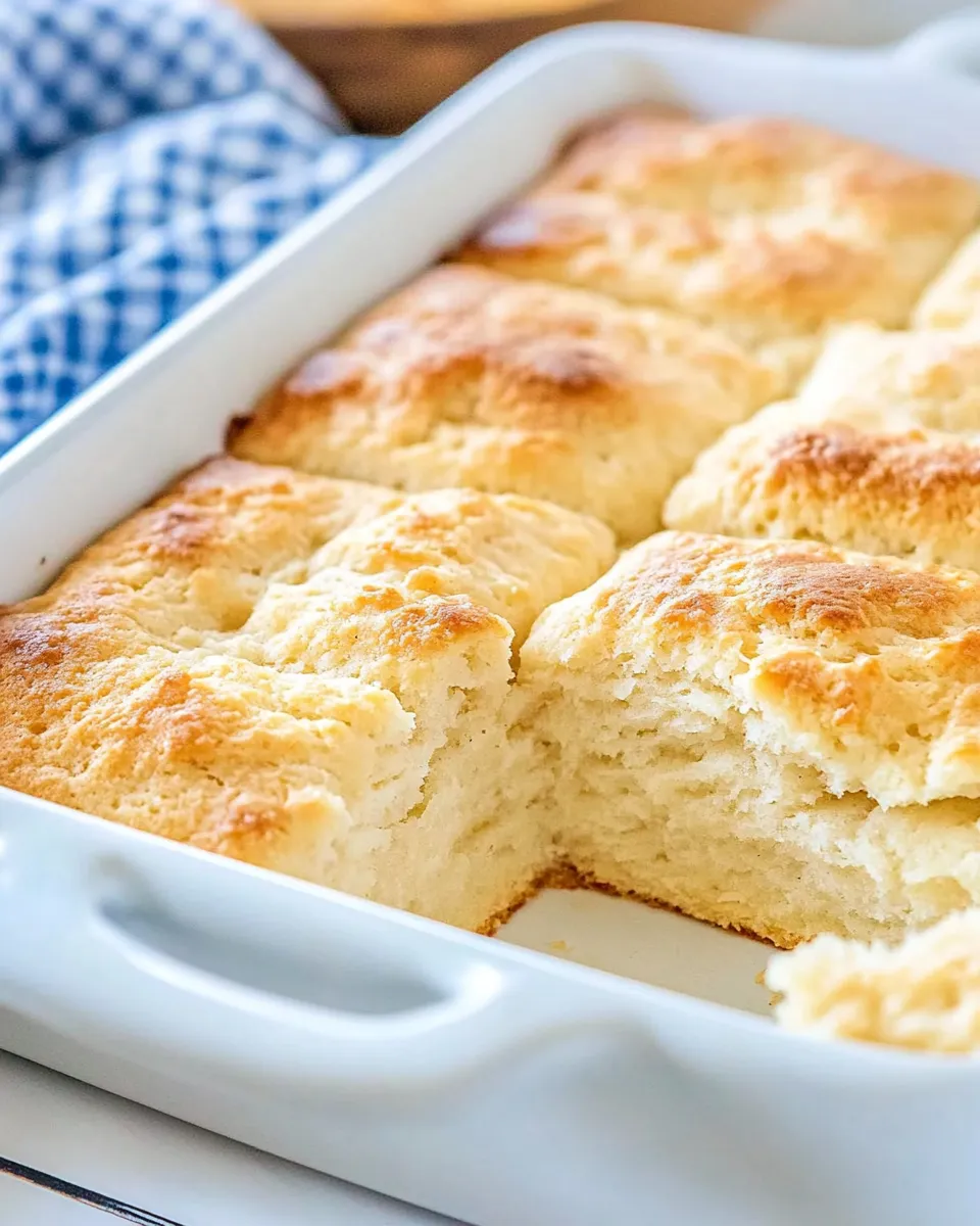 Easy Butter Swim Biscuits recipe photo