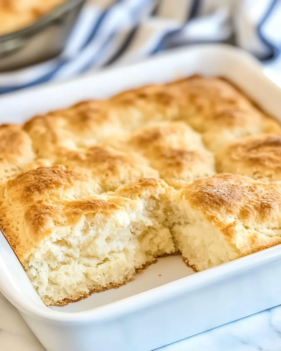 Delicious Butter Swim Biscuits shot