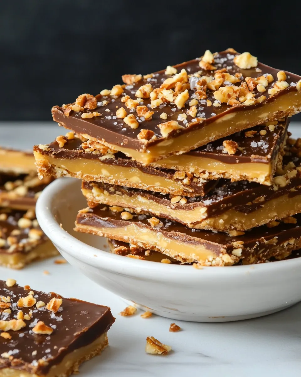 Homemade Buttercrunch Toffee (Homemade Heath Bar) recipe photo