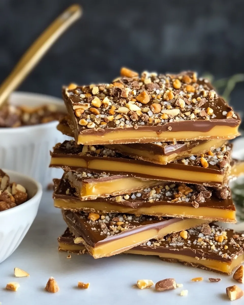 Easy Buttercrunch Toffee (Homemade Heath Bar) shot