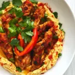 Homemade Cajun Chickenwith Hummus photo