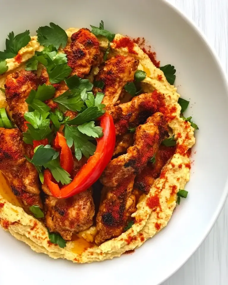 Homemade Cajun Chickenwith Hummus photo