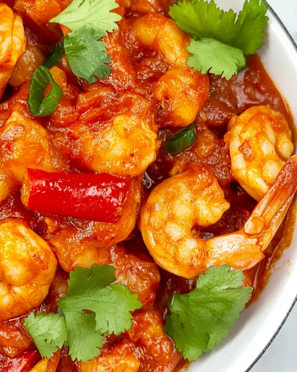 Delicious Camarones a la Diabla shot