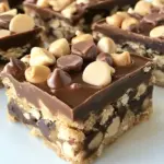 Homemade Candy Bar Cookie Bars photo