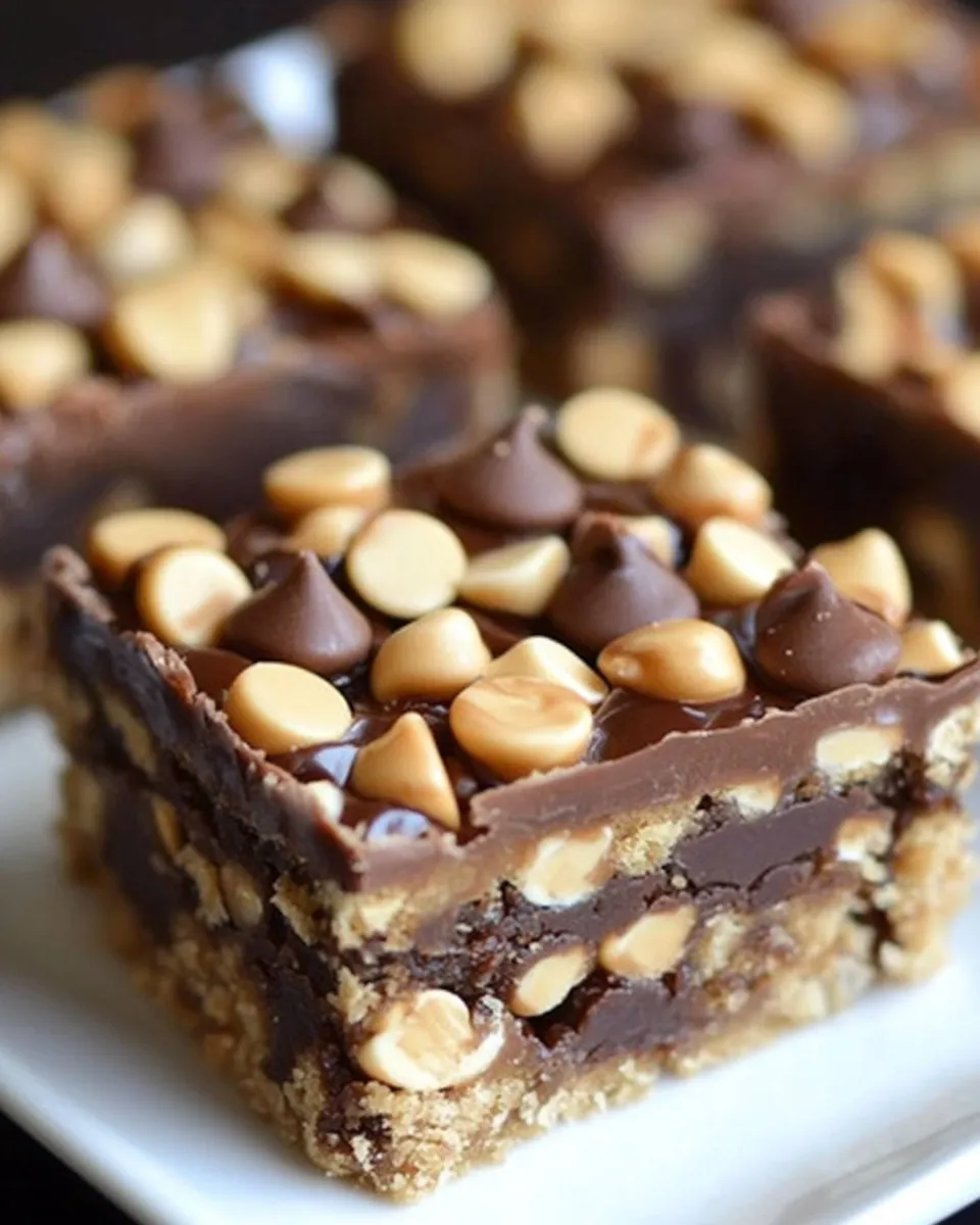 Delicious Candy Bar Cookie Bars shot