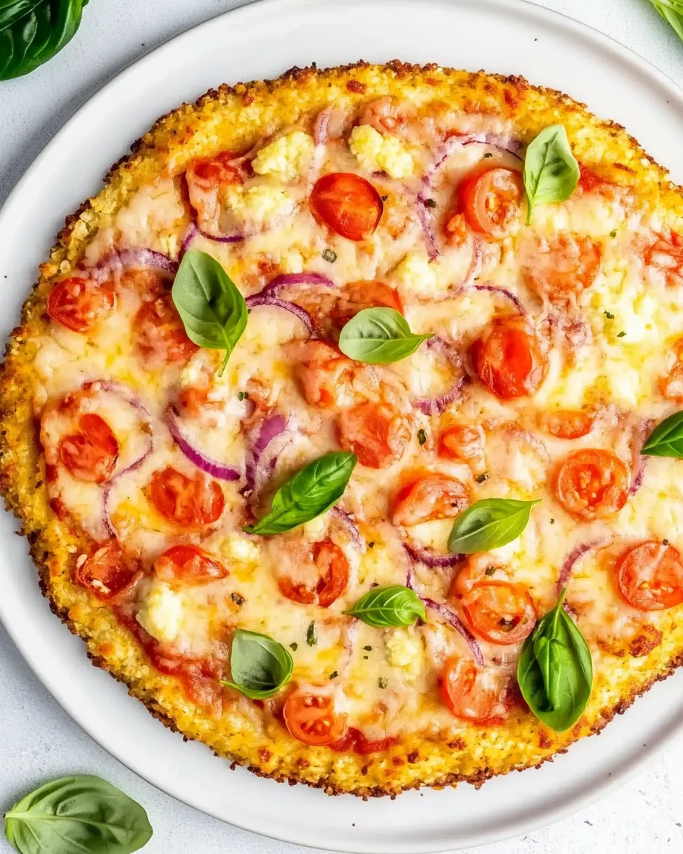Homemade Cauliflower Crust Pizza photo