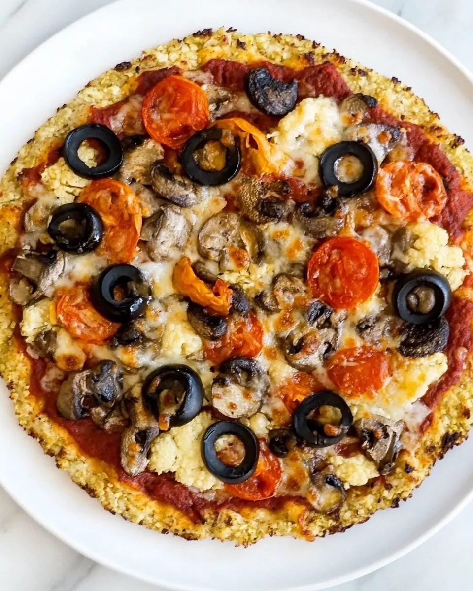 Classic Cauliflower Crust Pizza (Grill or Oven) image