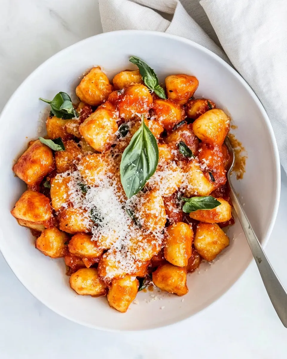 Savory Cauliflower Gnocchi shot