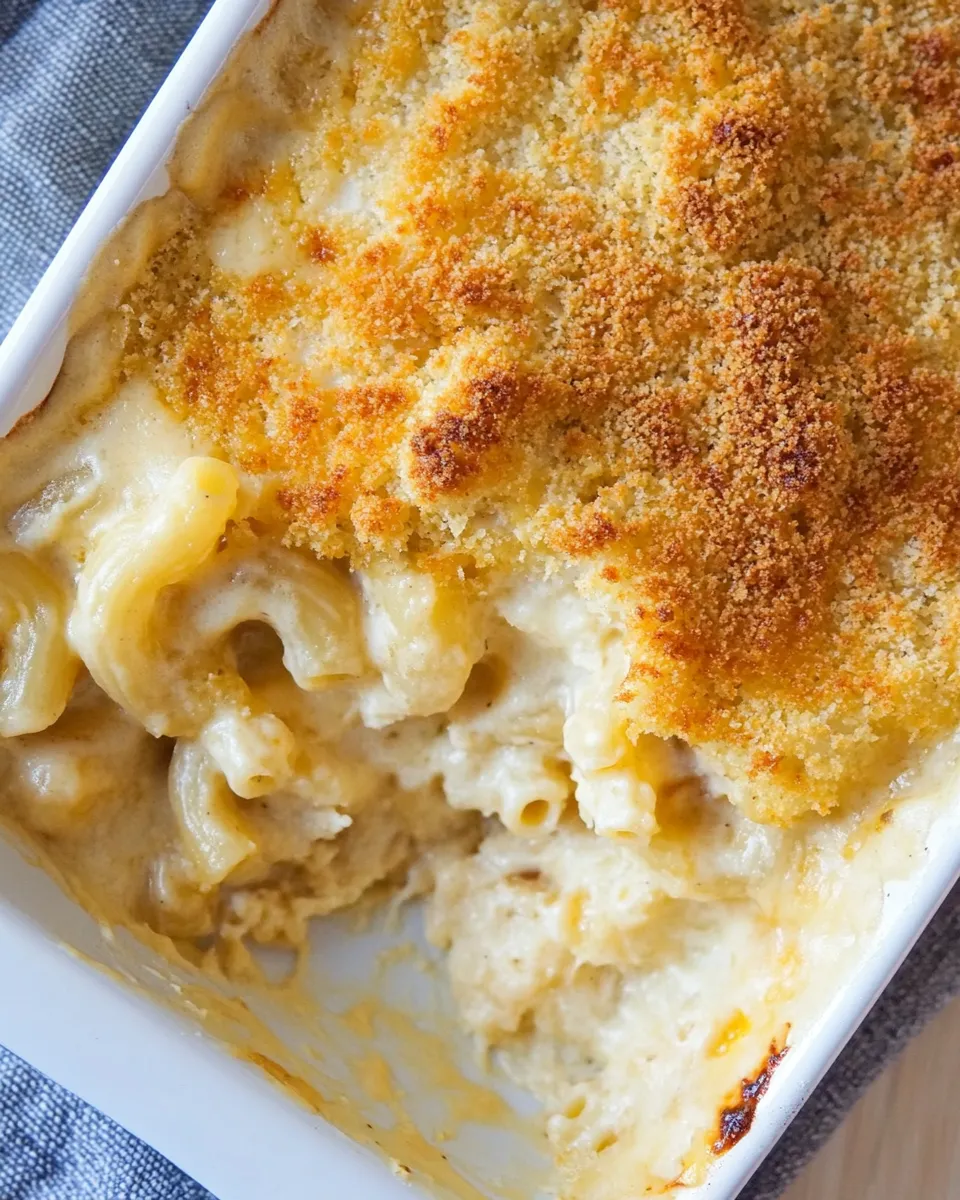 Delicious Cauliflower Mac And Cheese shot