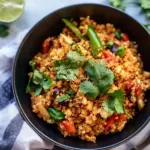 Easy Cauliflower Rice Turkey Taco Skillet photo