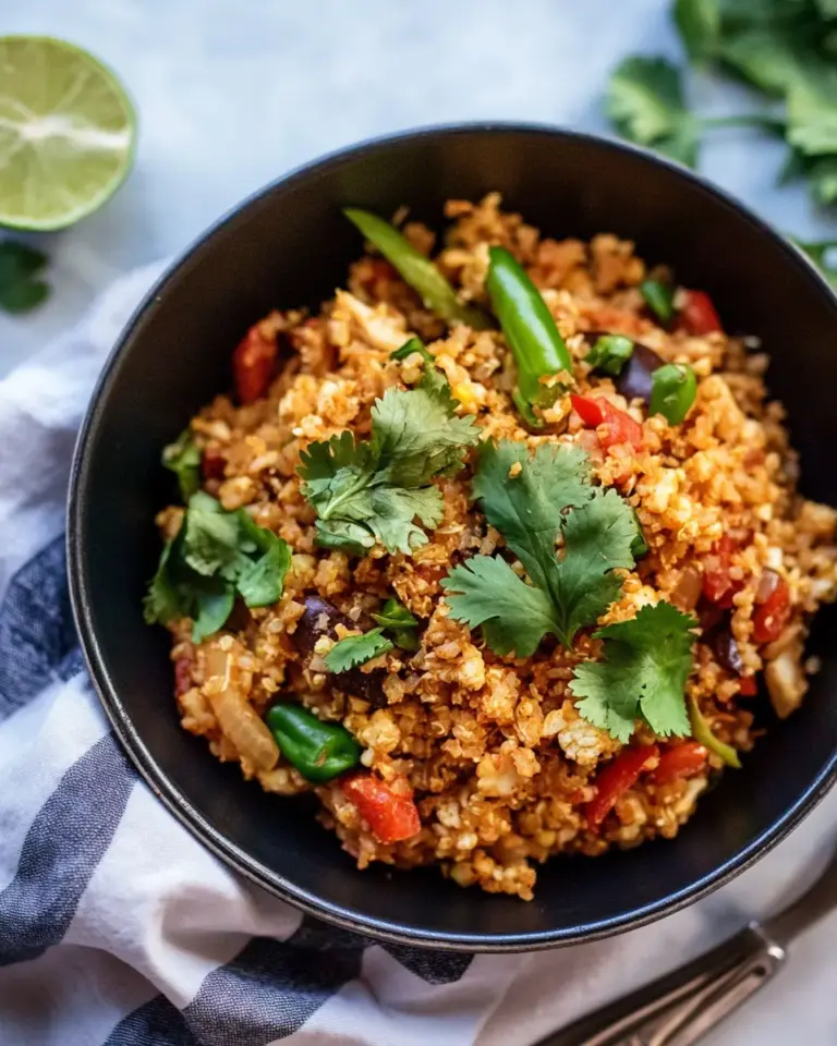 Easy Cauliflower Rice Turkey Taco Skillet photo