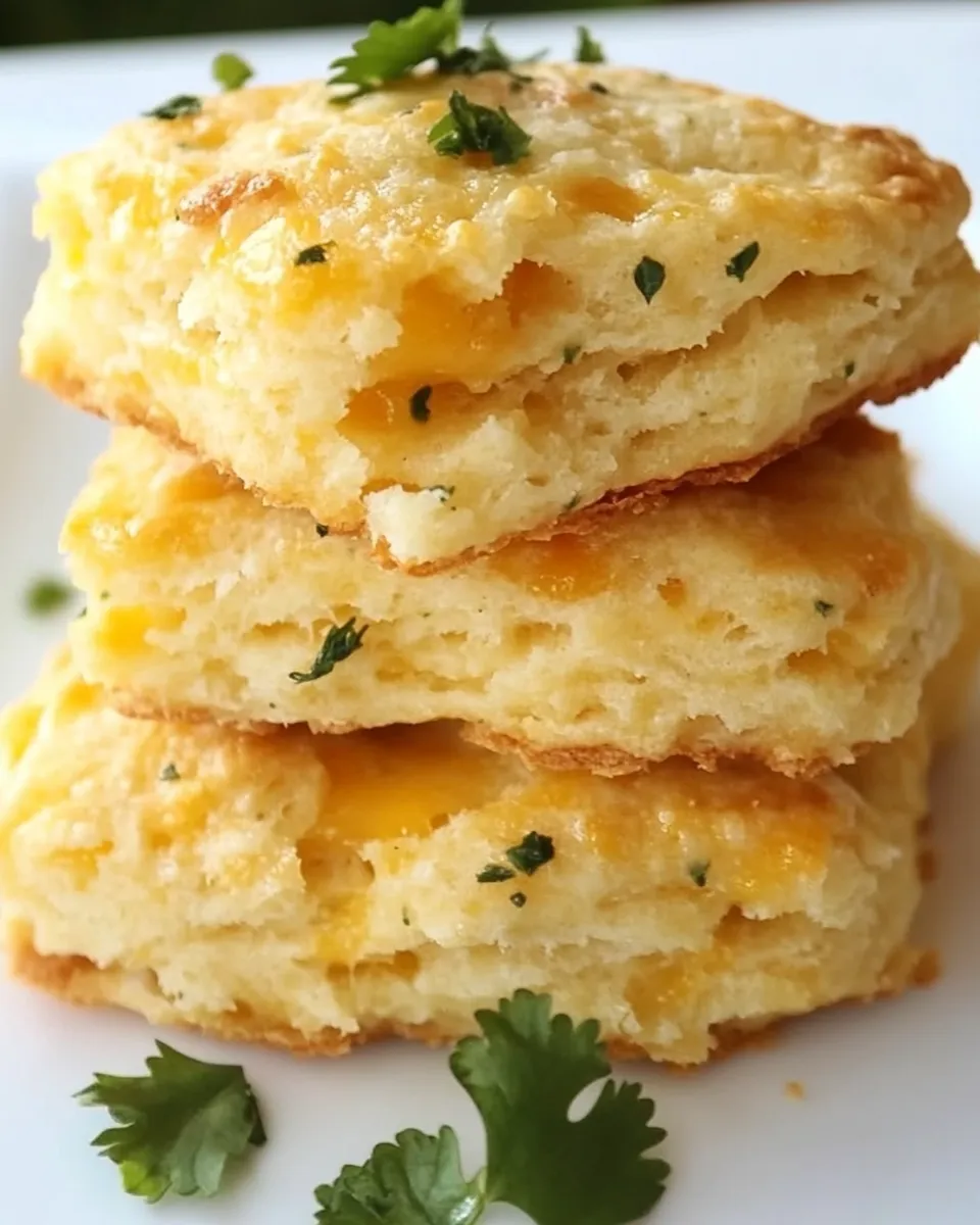 Savory Cheddar Cheese Biscuits with Cilantro image