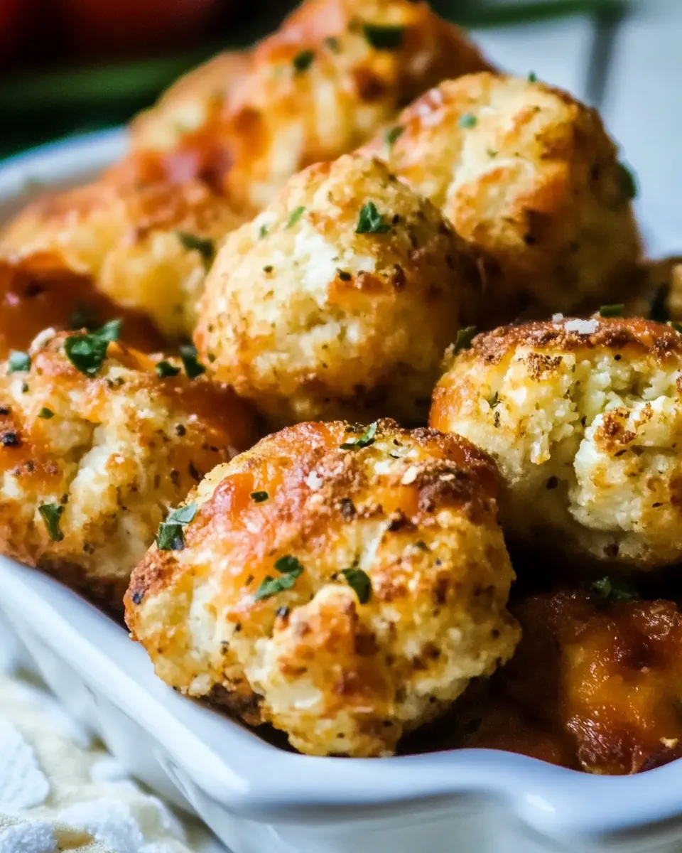 Classic Cheesy Cauliflower Tots image