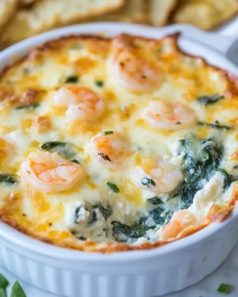 Homemade Cheesy Shrimp and Spinach Dip photo