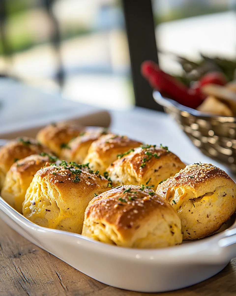 Easy Cheesy brioche rolls from Angama Mara recipe photo