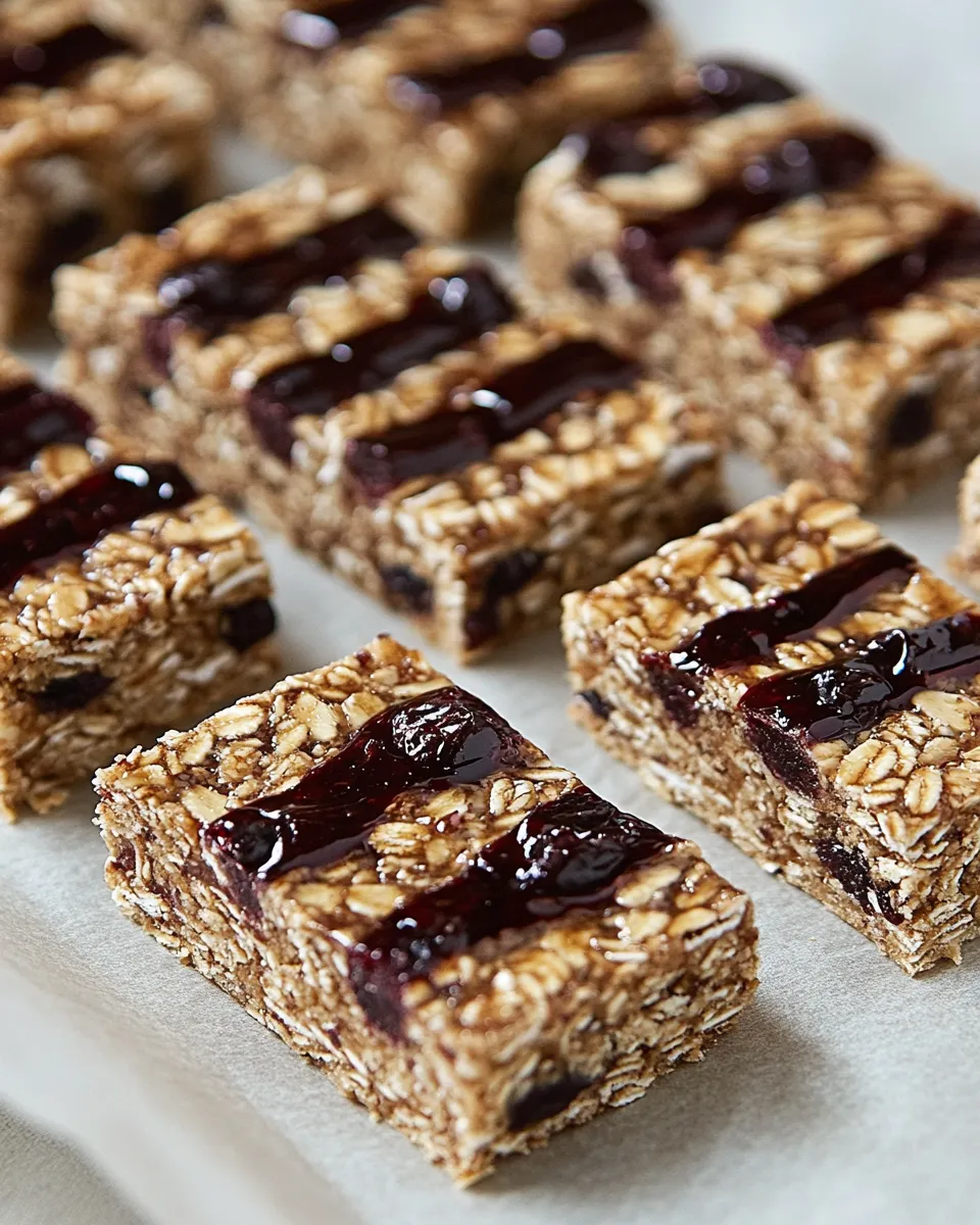 Homemade Cherry Almond Nib Granola Bars photo