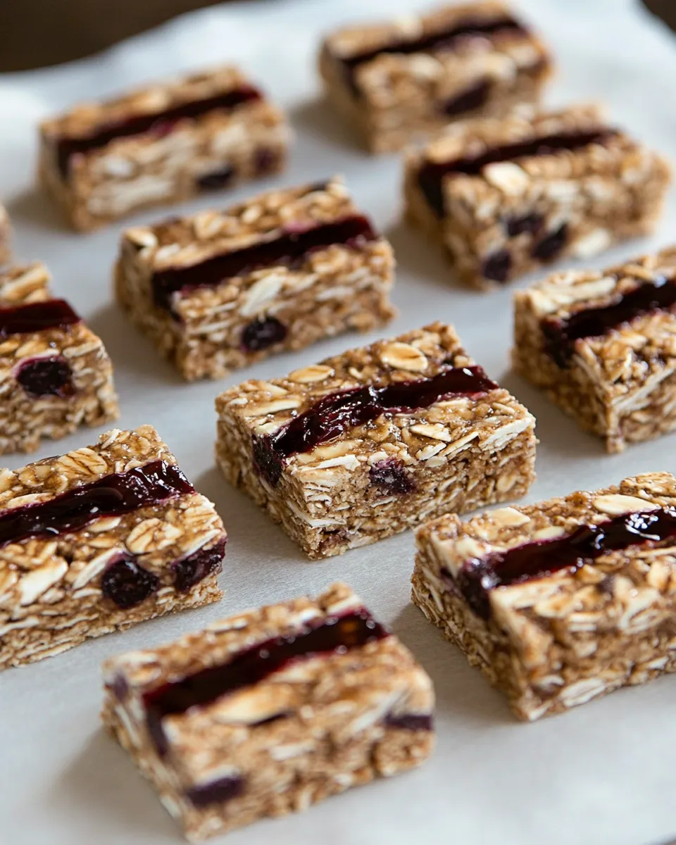 Delicious Cherry Almond Nib Granola Bars recipe photo